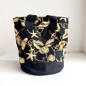 Jim Thompson Seashell Print Canvas Beach Bag